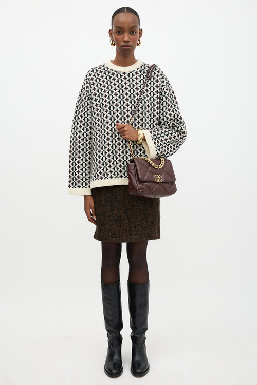 Chanel Patent Leather Medium 19 Flap Bag