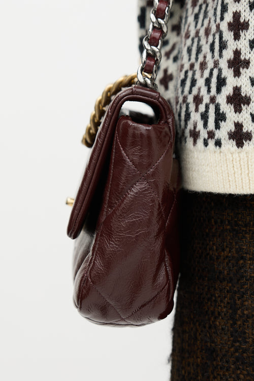 Chanel Patent Leather Medium 19 Flap Bag