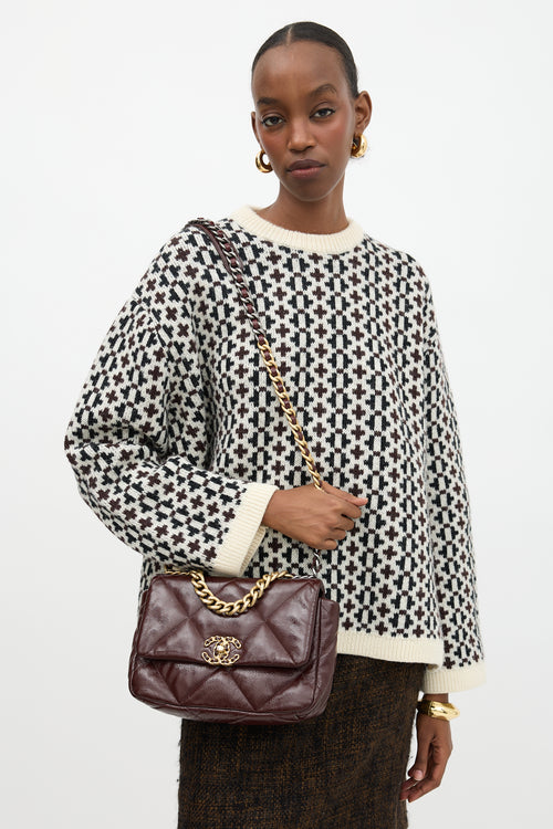 Chanel Patent Leather Medium 19 Flap Bag