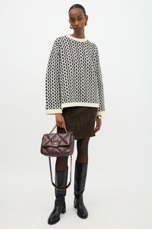 Chanel Patent Leather Medium 19 Flap Bag