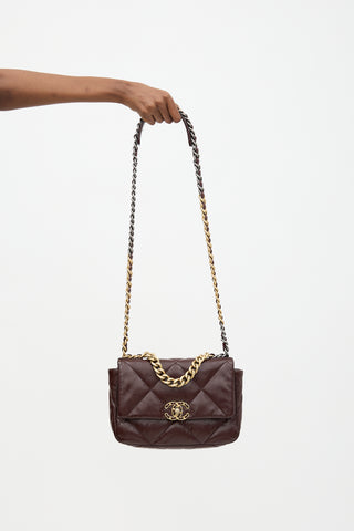 Chanel Patent Leather Medium 19 Flap Bag