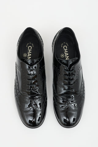 Chanel Patent Longwing Oxford