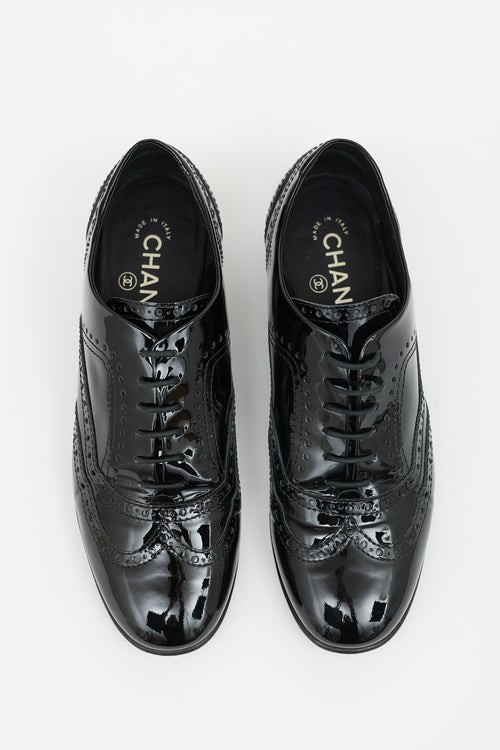 Chanel Patent Longwing Oxford