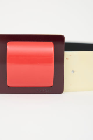 Chanel Patent Wide Belt