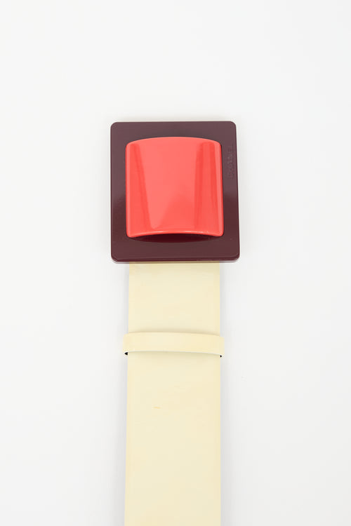 Chanel Patent Wide Belt