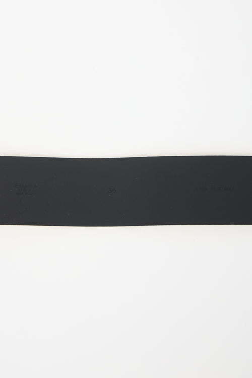 Chanel Patent Wide Belt