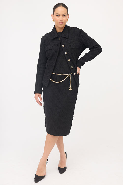 Chanel Faux Pearl CC Charm Belt