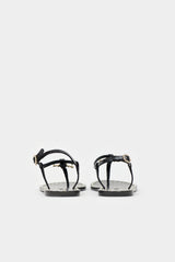 Chanel Pearl CC Thong Sandal
