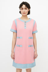 Chanel Spring 2007 Pink & Denim Dress