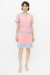 Chanel Spring 2007 Pink & Denim Dress