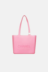 Chanel Jelly Logo Tote Bag