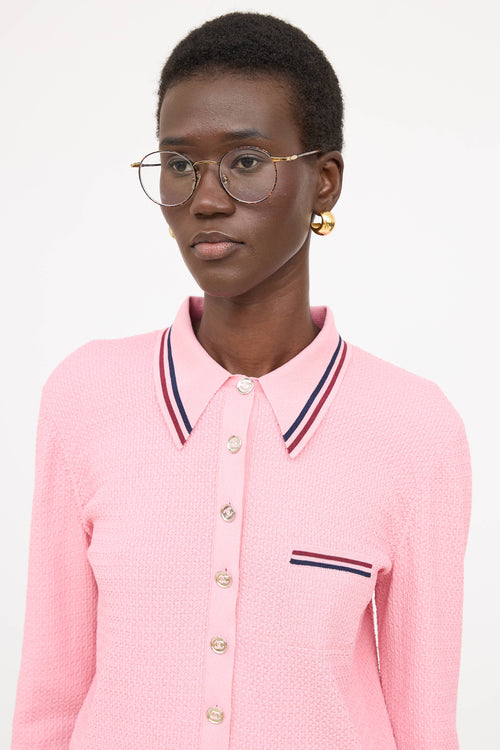 Chanel 2023 Knit Polo Top