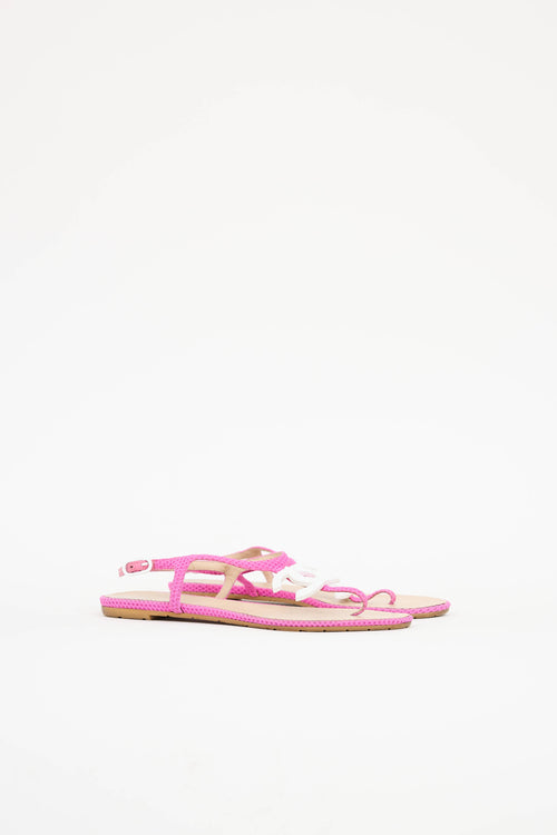 ChanelCC T-Strap Sandal
