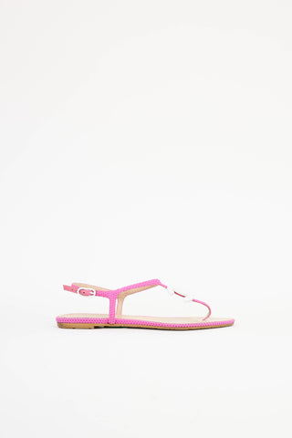 ChanelCC T-Strap Sandal