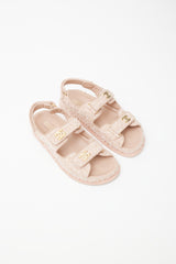 Chanel Cruise 2010 Pink Tweed Sandal