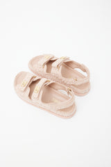 Chanel Cruise 2010 Pink Tweed Sandal