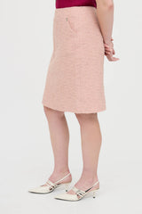 Chanel 2001 Wool Blend Paneled Skirt