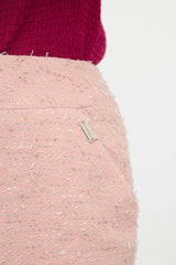 Chanel 2004 Wool Blend Paneled Skirt