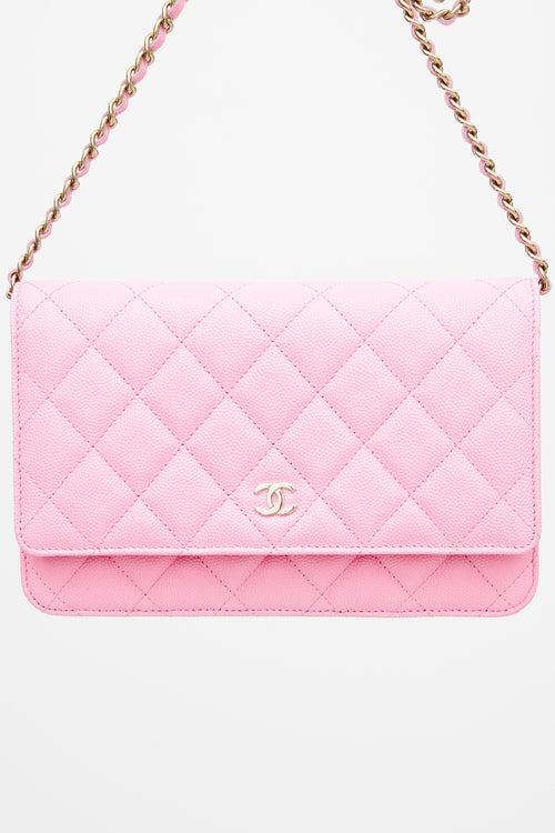 Chanel Pink Wallet on Chain Bag