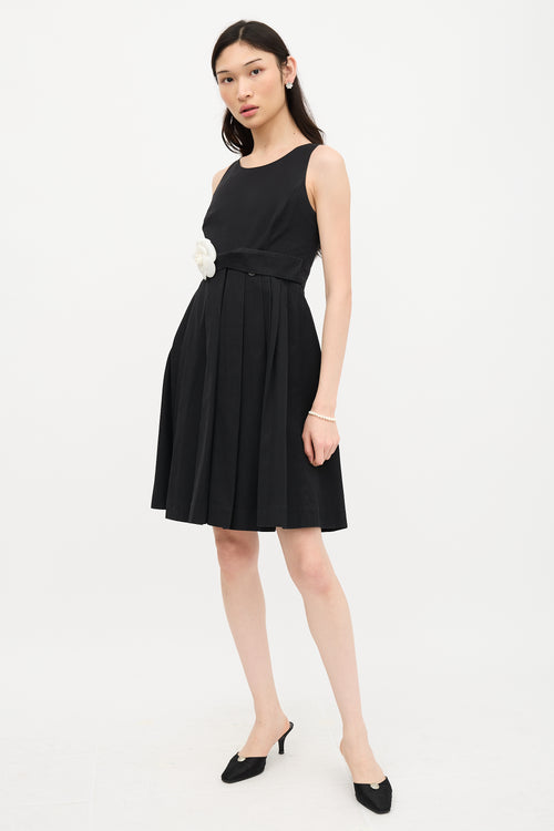 Chanel Pleated Sleeveless Dress
