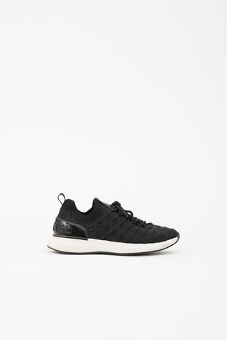 Chanel Pointelle Knit Sock Sneaker