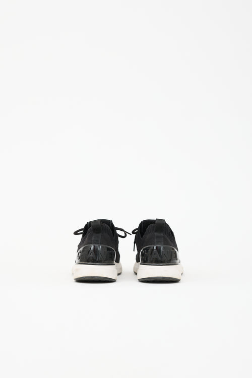 Chanel Pointelle Knit Sock Sneaker