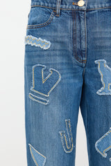 Chanel Pre-Fall 2019 Denim Patchwork Jeans