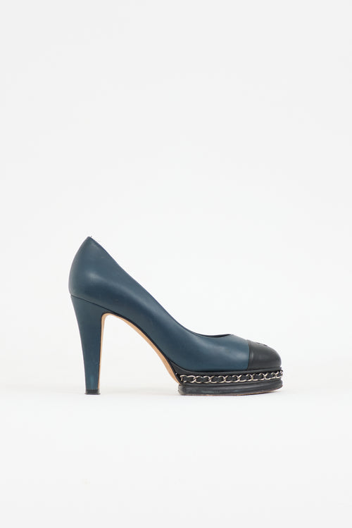 Chanel Spring 2013 Leather CC Pump