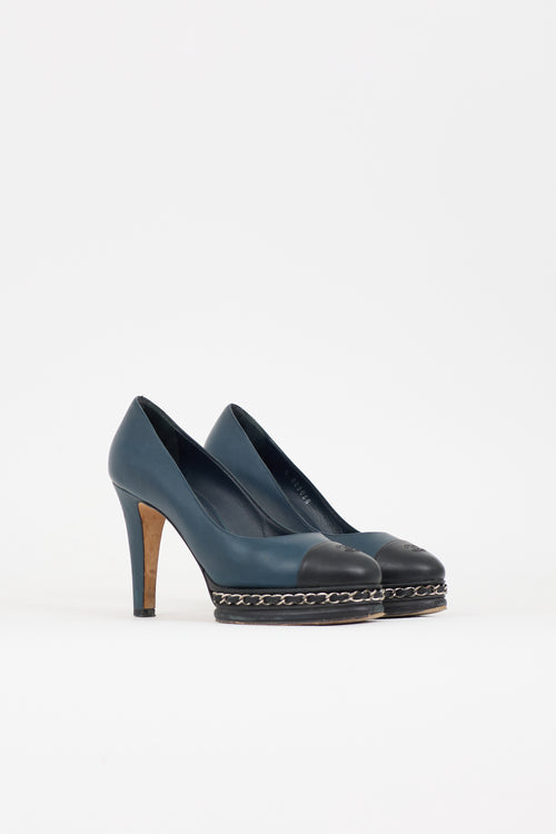 Chanel Spring 2013 Leather CC Pump