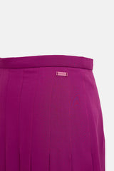 Chanel 2001 Silk Pleated  Skirt