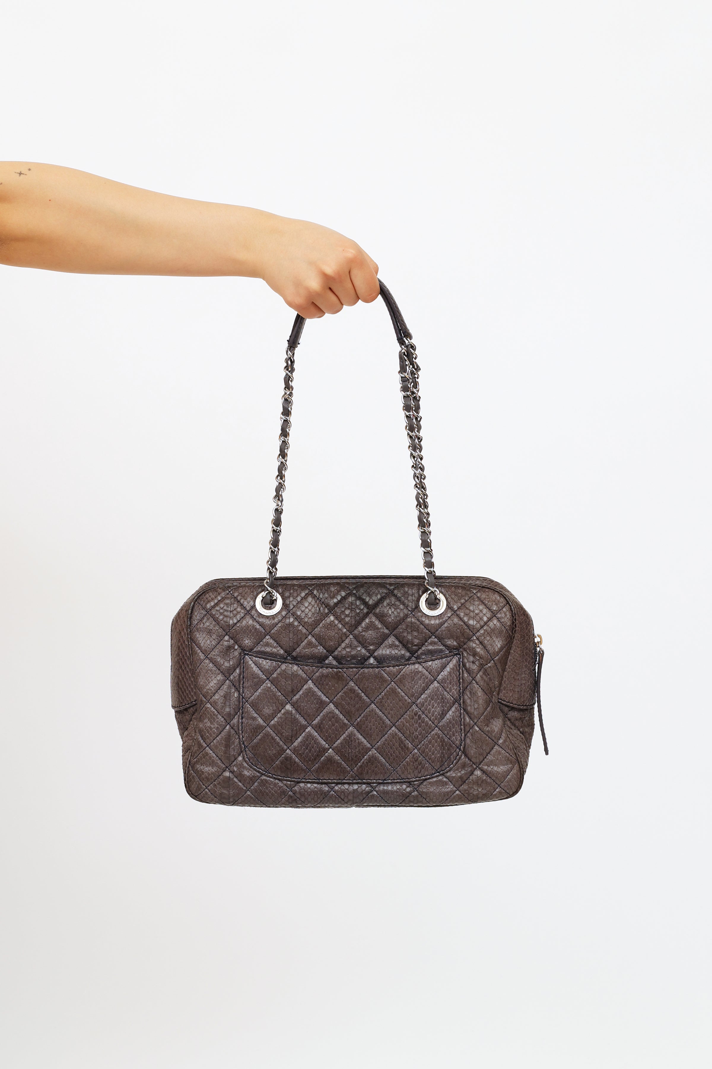 Chanel // 2012 Purple Front Pocket Shoulder Bag – VSP Consignment