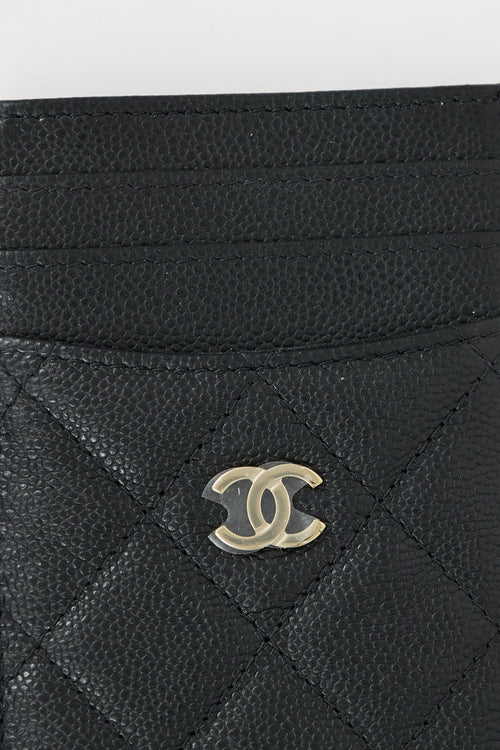 Chanel Caviar Leather CC Card Holder