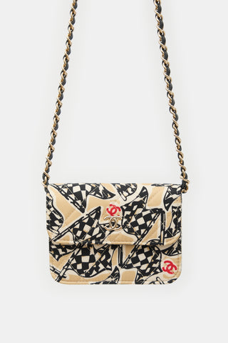 Chanel Quilted Coco Mark Flag Bag