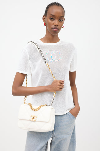 Chanel Quilted Leather 19 Flap Shoulder Bag