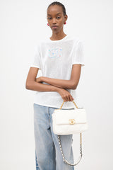 Chanel Quilted Leather 19 Flap Shoulder Bag