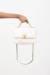 Chanel Quilted Leather 19 Flap Shoulder Bag