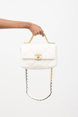 Chanel Quilted Leather 19 Flap Shoulder Bag