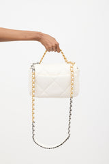 Chanel Quilted Leather 19 Flap Shoulder Bag
