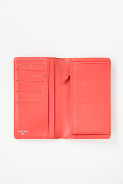 Chanel Quilted Leather Boy Yen Wallet