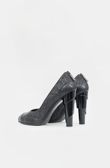 Chanel Quilted Leather CC Pump
