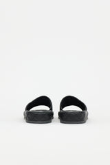 Chanel Quilted Leather CC Slide