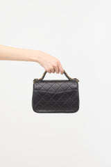 Chanel Quilted Leather Chain Infinity Bag