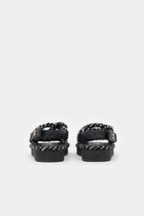 Chanel Quilted Leather Cord Sandal