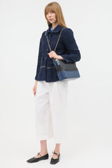 Chanel 2018 Black & Navy Medium Gabrielle Bag