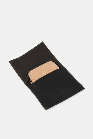 Chanel Caviar Leather Card Holder Wallet