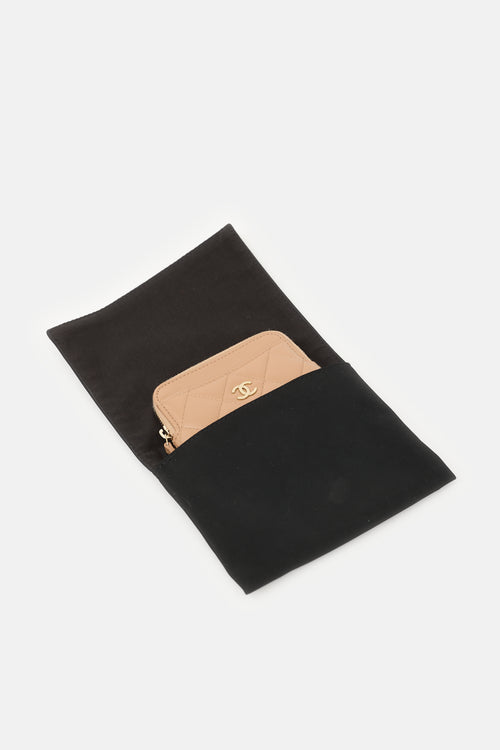 Chanel Caviar Leather Card Holder Wallet