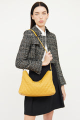 Chanel 2011 Yellow Caviar French Riviera Bag