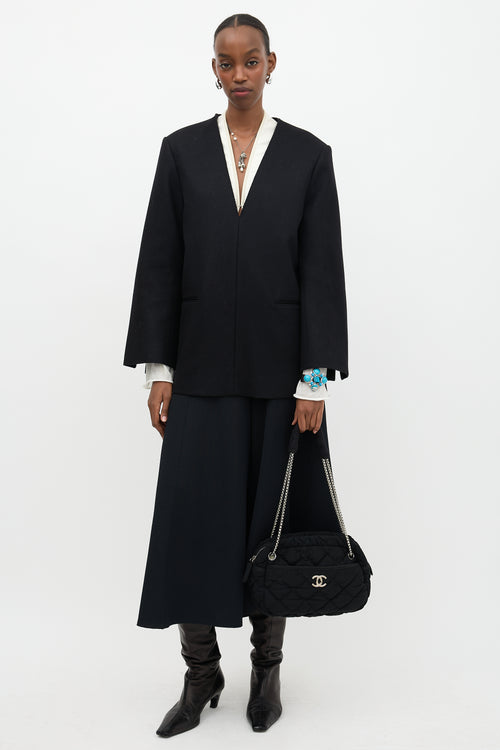 Chanel Quilted Bubble Camera Bag