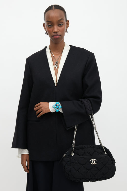 Chanel Quilted Bubble Camera Bag