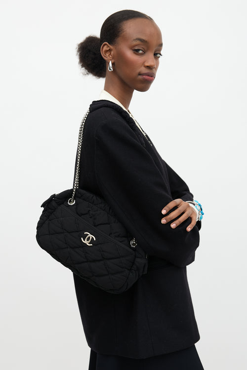 Chanel Quilted Bubble Camera Bag